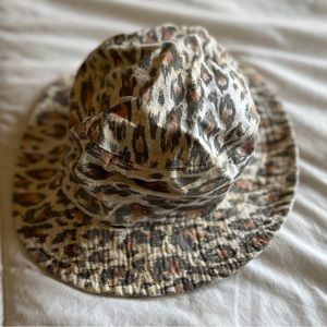 Urban Outfitters Cheetah Print Bucket Hat